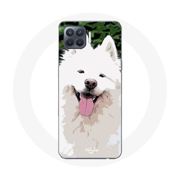 Coque - Samojedi - Oppo A93 - Valkoinen - Kovaa - Suojus Vit