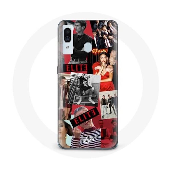 Coque för Samsung Galaxy A30 Elite Säsong 5 Affisch Karaktärer