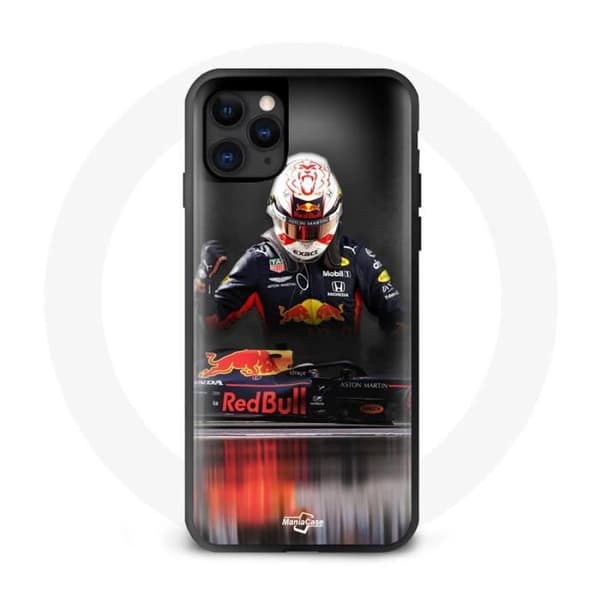 Telefoncover - Formel 1 - iPhone 11 - Design Max Verstappen - Fleksibel - Sort