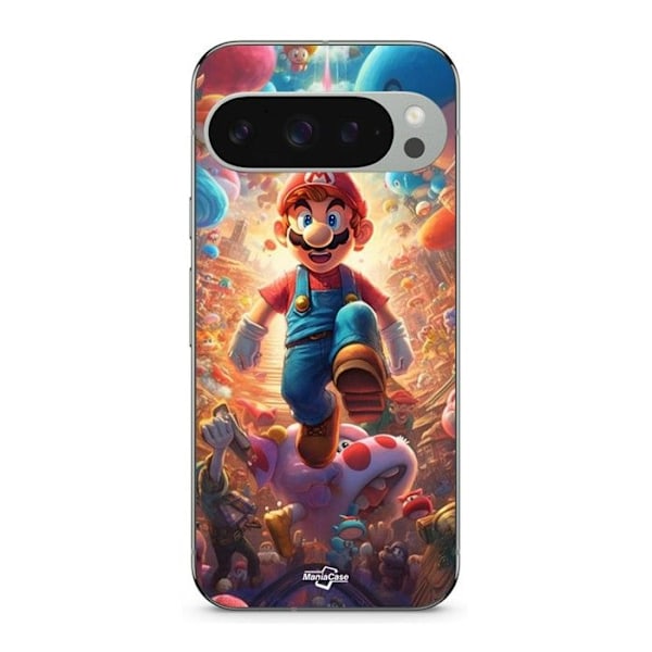 Coque - MANIACASE - Google Pixel 9 Pro - Mjuk - Svart - Super Mario Bros Svart