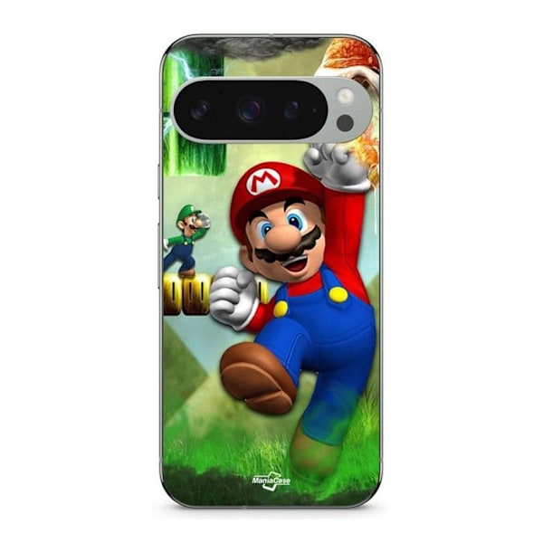 Coque - MANIACASE - Google Pixel 9 Pro - Silikon - Mjuk - Super Mario Bros Film Svart