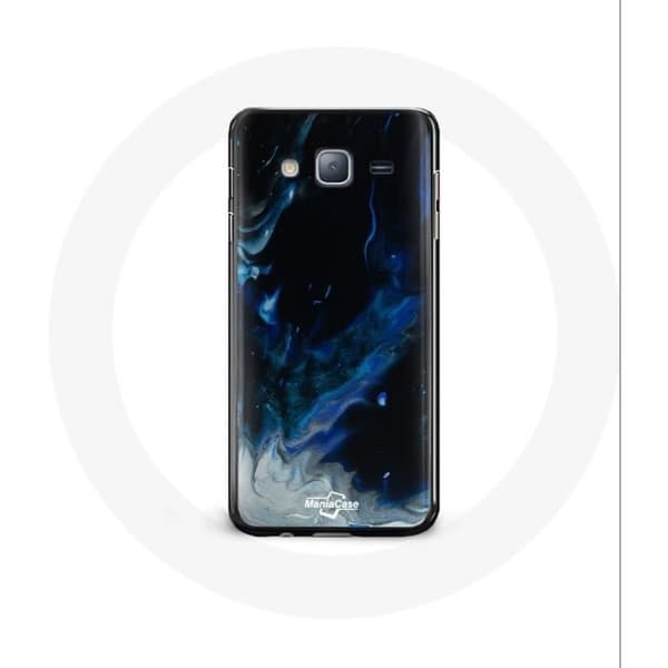 Coque - MANIACASE - Samsung Galaxy J5 - Blød - Røgskyer - Multifarvet sort blå grå Blå, grå, svart