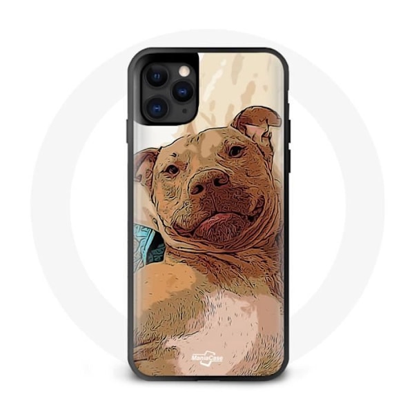 Coque Iphone 11 Pitbull brun
