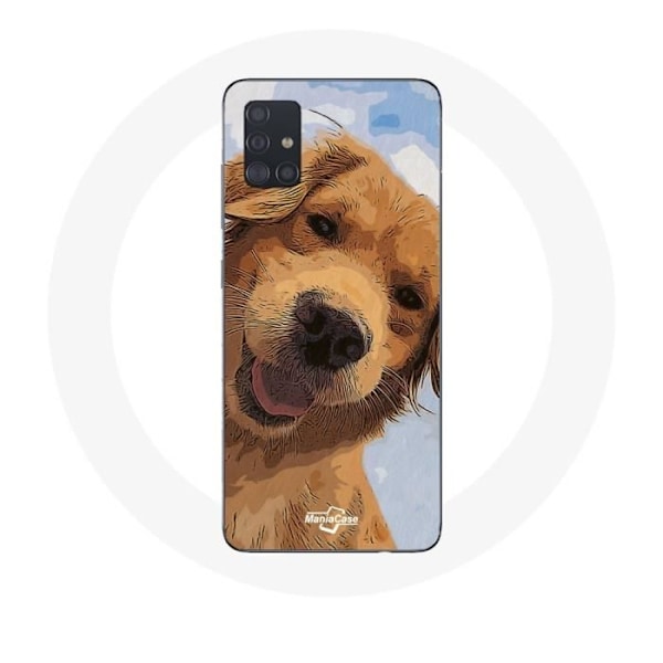 Skal för Samsung Galaxy A71 Golden retriever hundras