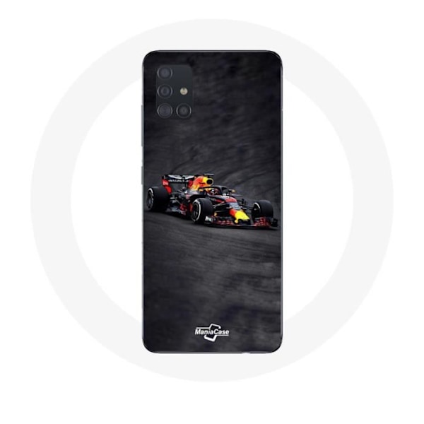Coque Samsung Galaxy A51 Formel 1 Max Verstappen F1 svart röd och gul
