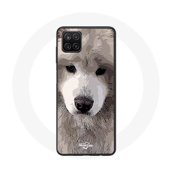 Coque - Samsung - Galaxy A12 - Blød - Grå - Hunderace Grå