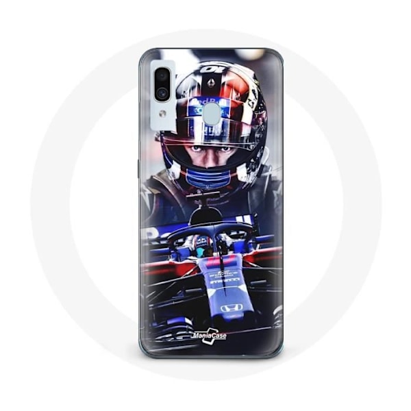 Skydd för Samsung Galaxy A30 Formel 1 Pierre Gasly fransk Formel 1-förare