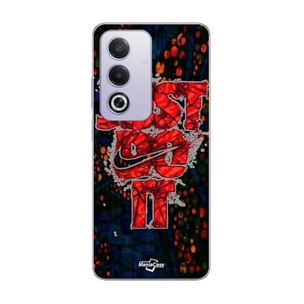 Coque - Maniacase - Oppo A80 - Röd - Nike Just Do It - Mjuk Röd