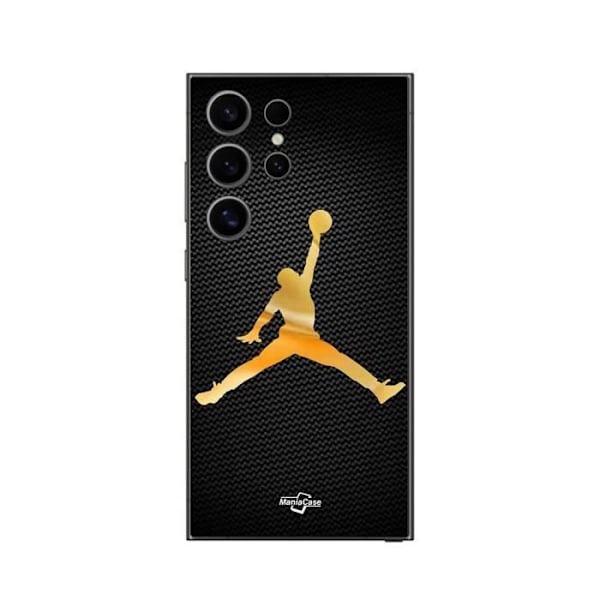 Coque Samsung Galaxy S25 Ultra Jordan-logotyp 23 nike basketfärg guld Maniacase