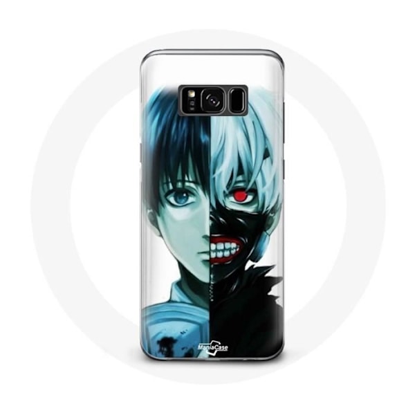 Coque för Samsung Galaxy S8 plus Tokyo Ghoul Ansikte Halv