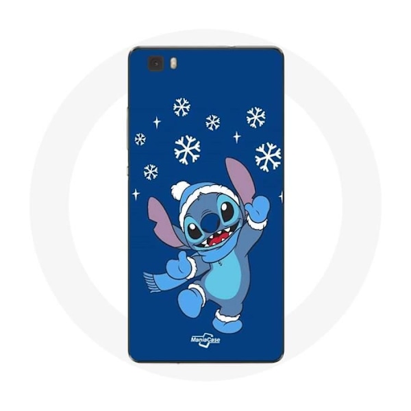 Skydd för Huawei P8 Lite Stitch snö jul blå