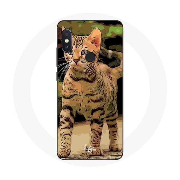 Fodral för Xiaomi Redmi Note 5 AI Dual Camera tecknad katt ras