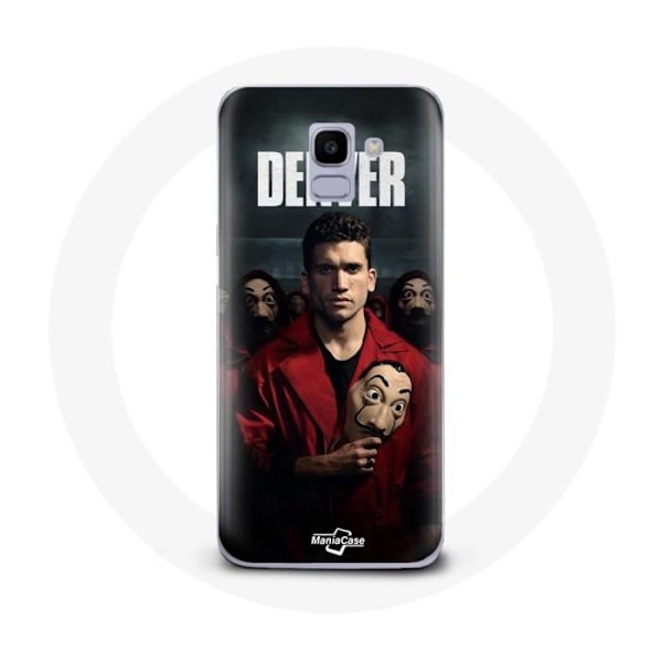 Coque för Samsung Galaxy A8 2018 La Casa De Papel Denver Masker
