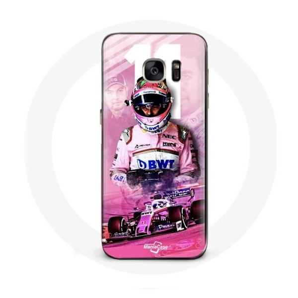 Coque för Samsung Galaxy S6 edge Formule 1 Sergio Pérez F1-förare Rosa
