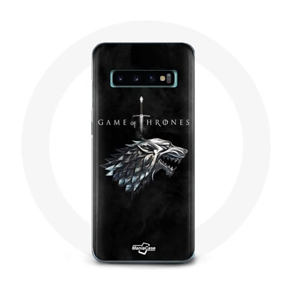 Coque för Samsung Galaxy S10 Game of Thrones Säsong 8 Järntronen Stark-husets logotyp Vinter
