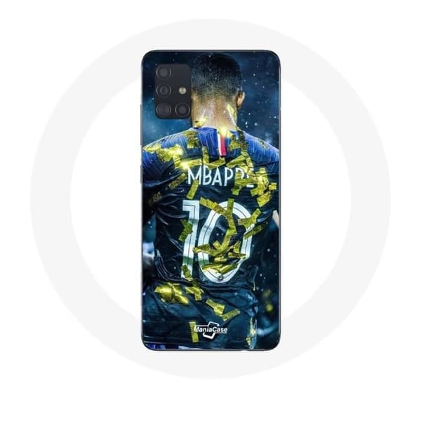 Coque pour Samsung Galaxy A71 Mbappé Jalkapallo
