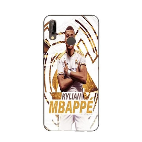 Coque Maniacase för Huawei P20 Lite Kylian Mbappe Real Madrid bakgrundsbild firande
