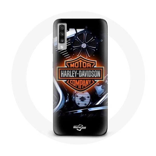 Coque för Samsung Galaxy A50 Harley Davidson Compagnie automobile logga