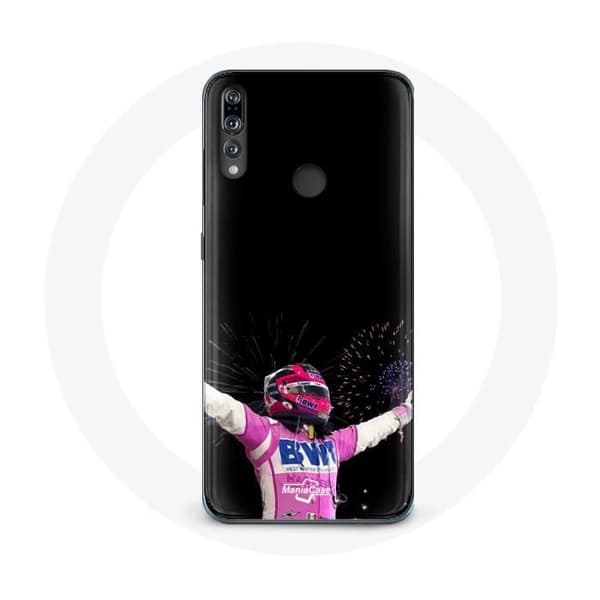 Cover - Huawei - P30 Lite - Formel 1 - Sergio Pérez - Blød - Sort
