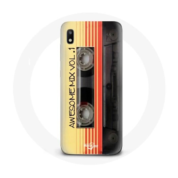 Coque - Samsung - Galaxy A10 - Design Kassett - Mjuk - Svart