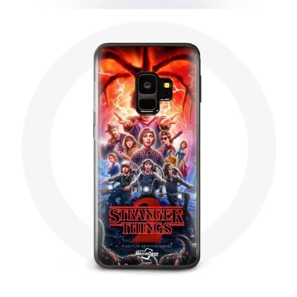 Coque för Samsung Galaxy S9 plus Stranger Things Affisch Säsong 2
