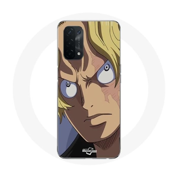 Coque Maniacase för Oppo A74 5G Manga Sabo One Piece Affisch svart