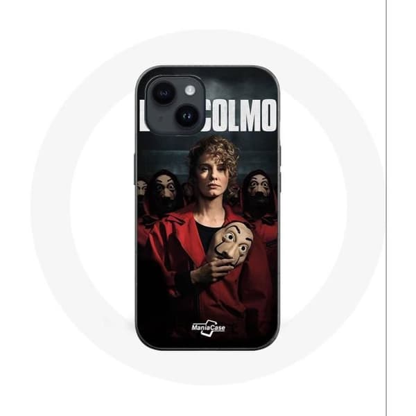 Coque - Maniacase - Iphone 14 Plus - La Casa De Papel - Blød - Sort