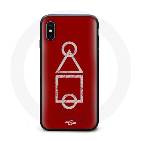 Coque - Squid Game - Iphone XS Max - Souple - Rouge - Mixte