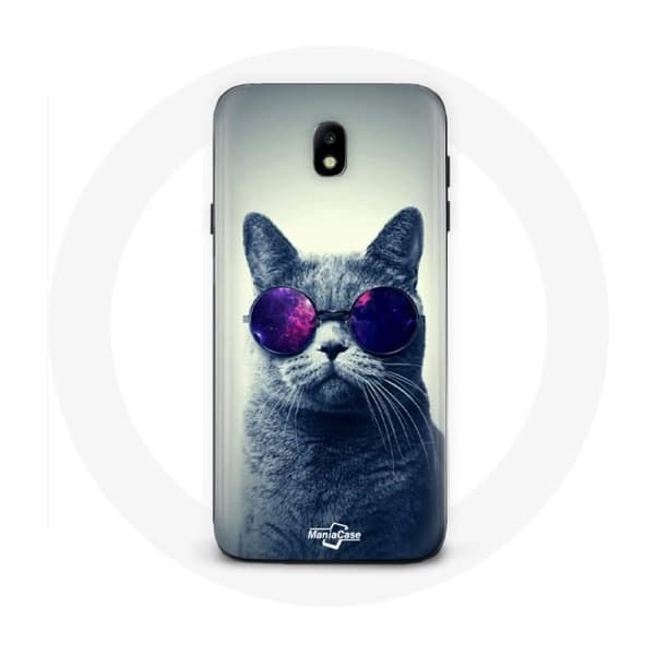 Cover til Samsung Galaxy S4 Chat med Lilla Briller