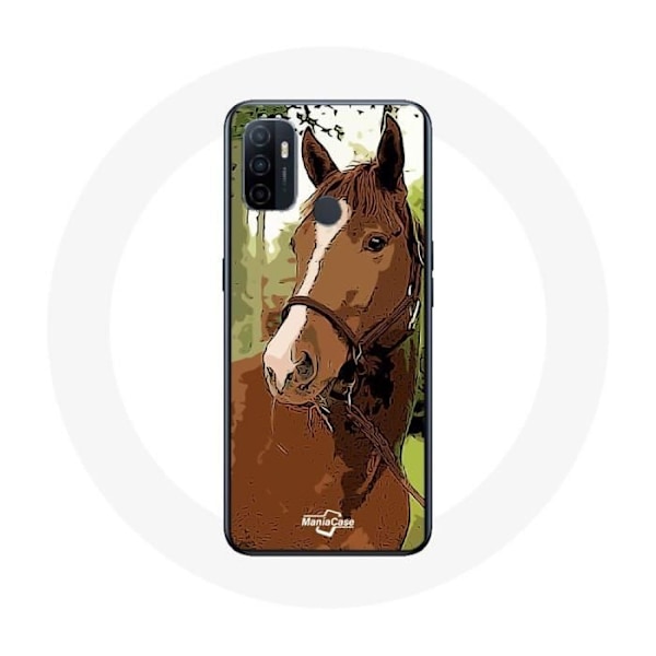 Coque Oppo A53 Quarter Horse Marron Race de cheval