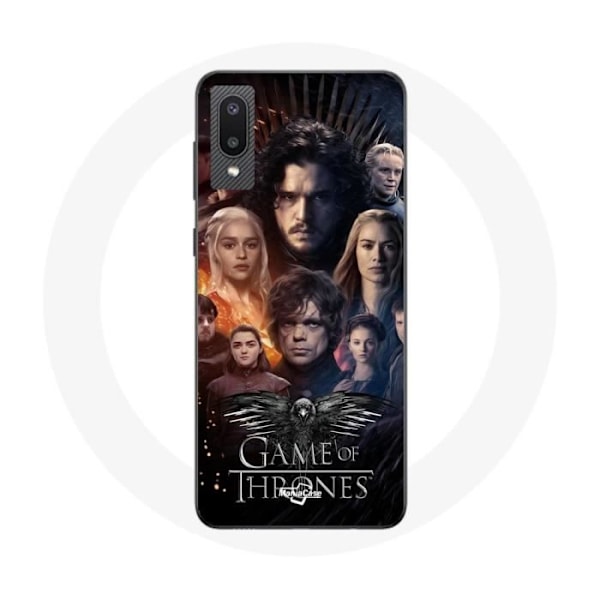 Coque för Samsung Galaxy A02 Game of Thrones Säsong 8 Järntronen Teamets logotyp
