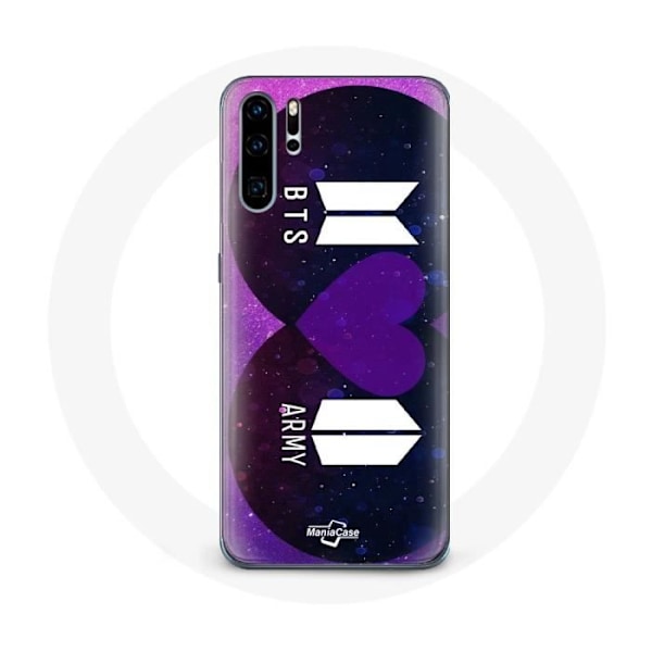 "Coque för Huawei P30 Bangtan Sonyeondan-logotyp BTS och logotyp ARMY I Purple You"