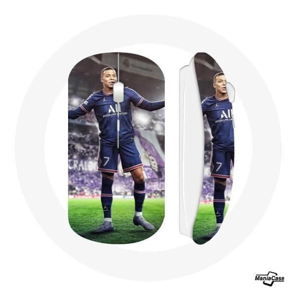 Trådlös Mus - PSG - Kylian Mbappé - USB Wifi - Kompatibel med Mac och PC - Vit
