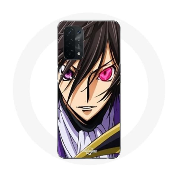 Coque - Maniacase - Oppo A74 5G - Anime Code Geass Lelouch - Silikone - Blød svart