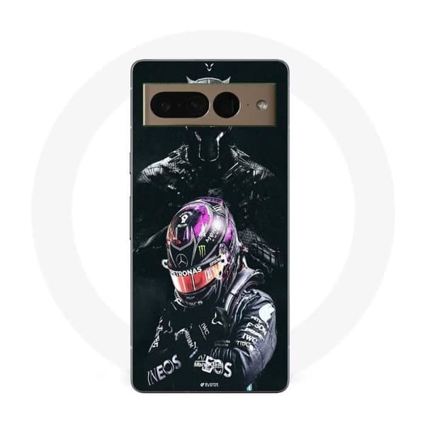 Coque Maniacase för Google Pixel 7 Pro Lewis Hamilton Black Panther