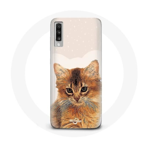Mobilskydd för Samsung Galaxy A50 Somali kattras.