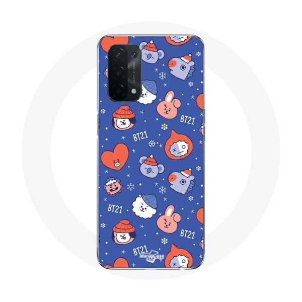 Coque för Oppo A74 5G BTS Bangtan Sonyeondan BT21 Jul 2024