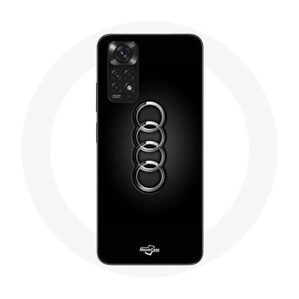 Cover til Xiaomi Redmi Note 11 4G Audi Logo, sort bund