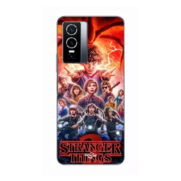 Coque för Vivo Y76 5G Stranger Things säsong 2 Maniacase SVART