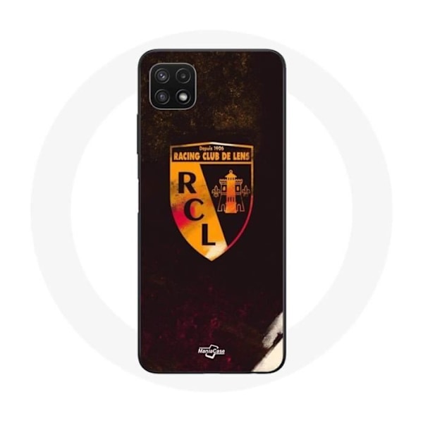 Coque - maniacase - Samsung Galaxy A22 5G - Mjuk - Skydd - RCL Linse Orange Svart Bakgrund Svart