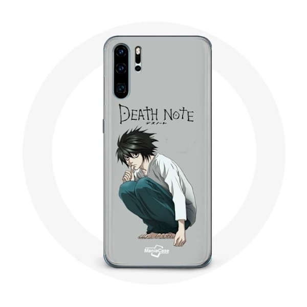 Coque - Huawei - P30 - Death Note Anime - Blød - Grå - Beskyttelse