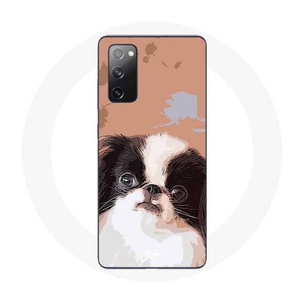 Cover til Samsung Galaxy S20 FE Japansk Spaniel Sort og Hvid Race af hunde