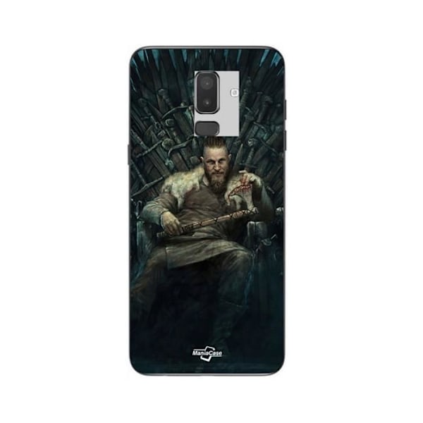 Coque Samsung Galaxy J8 2018 Vikings Ragnar Lothbrok Trone de Fer Game of Thrones Maniacase