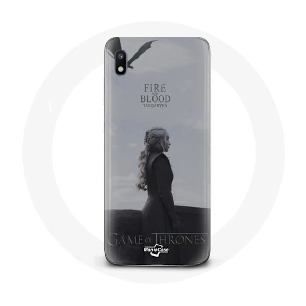 Coque för Samsung Galaxy A10 Game of Thrones Säsong 8 Daenerys Targaryen eld och blod Tronen av eld