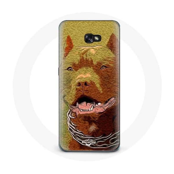 Coque - Samsung - Galaxy A3 2016 - Flexibel - Svart - American Pit Bull Terrier