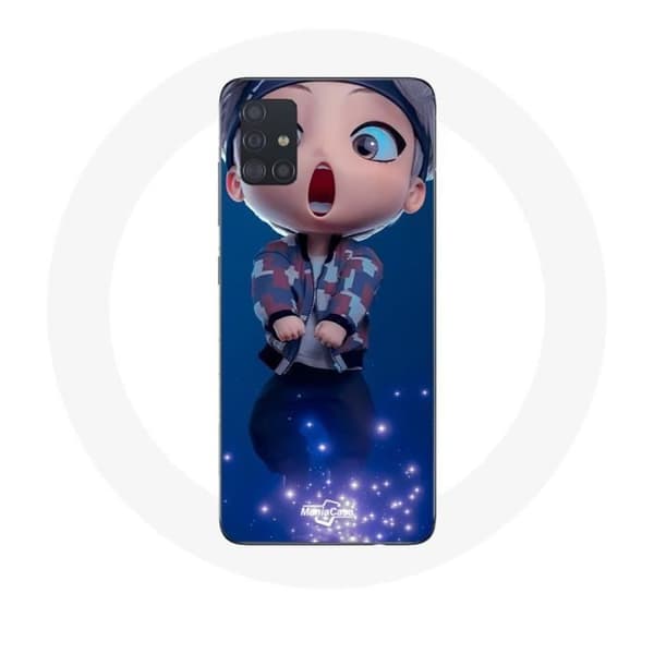 Coque för Samsung Galaxy A71 BTS TinyTAN Animation V Mic Drop