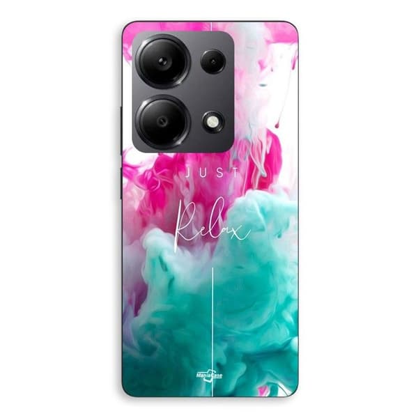 Coque för Xiaomi Redmi Note 13 Pro 4G Juste Relax Maniacase Svart