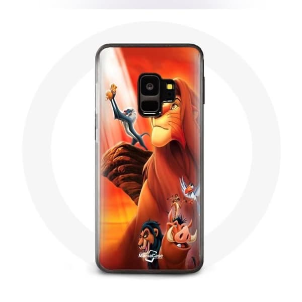 Cover til Samsung Galaxy S9 plus Løvernes Konge Simba og Mufasa