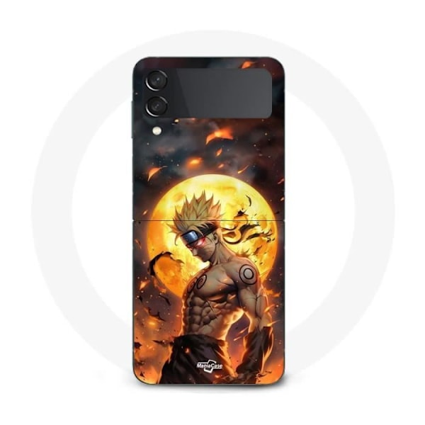Coque Samsung Galaxy Z Flip4 mörk naruto måne 3D