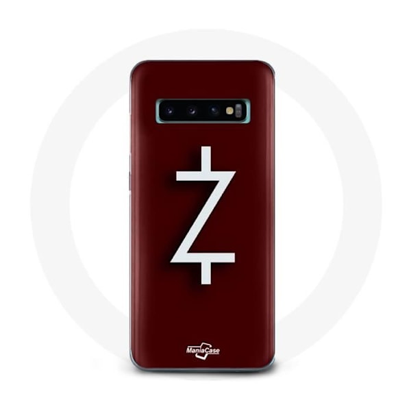 Coque för Samsung Galaxy S10 Edge Ozark Säsong 4 Logotyp Z Vit Bakgrund Röd